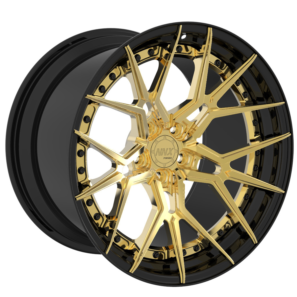 Trend-setting Forged Wheel Rims ,18 19 20 21 22 23 24 inch gold chrome  Mesh Design color customize Forged wheels