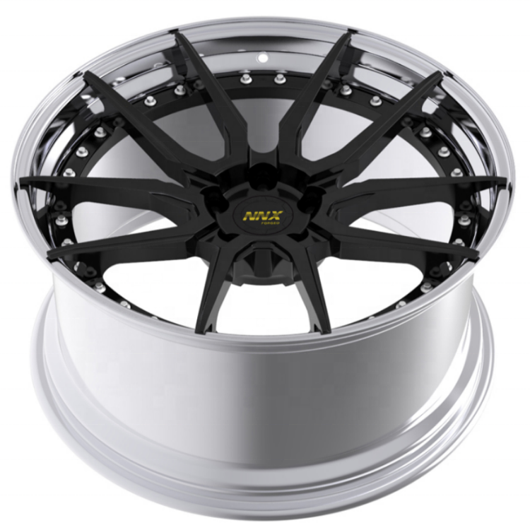 19 20 21 Inch Customized Aviation Aluminum Forged Wheel rims With PCD 5x112/120 Matte Black Passenger Car Wheels