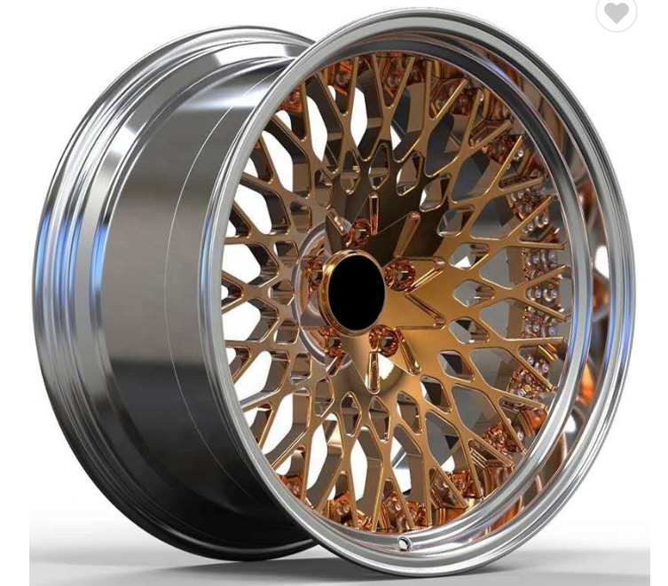 high performance machined-faced golden 16 17 18 19 20 21 inch 5 hole 19*9.5j  1 piece 2 pieces 3 pieces polished lip forged rims