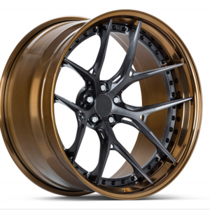 Gold car wheels 20 inch 21 inch 5 holes forged aluminum wheel rims 5X114.3 5X112 5X120 spokes 2 colors