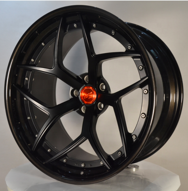 Professional Custom Forged Wheels High Polished Shine Lip 18 19 20 21 22 23 24 Inch 2 Pieces Car Rims