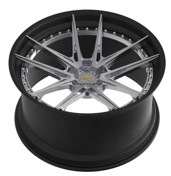 Professional 19 20 21 22 23 Inch 2 Piece Light Weight Designed Custom Forged Wheels 6061-t6 Aviation Aluminum Wheel Rim