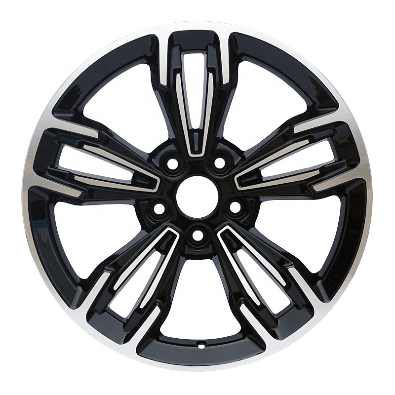 new product chrome black machined-faced 14 15 16 17 18 19 20 inch 15 inch 5*120mm forged wheel rims