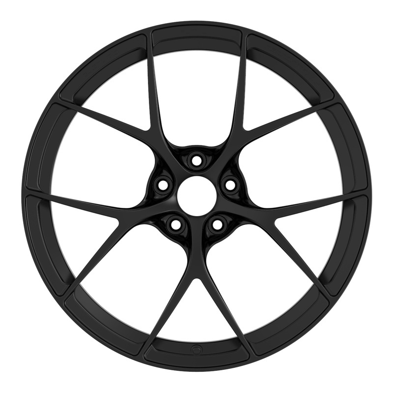 Best selling 17 18 Inch Wheels 5x100 5x114.3 Black Big Concave Design High Quality Alloy Wheels Passenger Car Wheels Rims