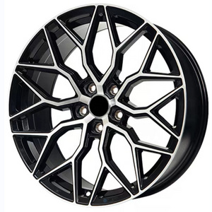 Classic BLACK CHROME SILVER pull printing 5x114.3 19inch car alloy casting 19 inch black rims