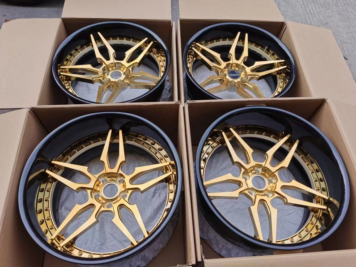 Factory Manufacture Wholesale Price 18 19 20 21 22 23 24 Inch 5x112  5*114.3 5x120 Car Alloy Wheels