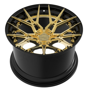 Trend-setting Forged Wheel Rims ,18 19 20 21 22 23 24 inch gold chrome  Mesh Design color customize Forged wheels