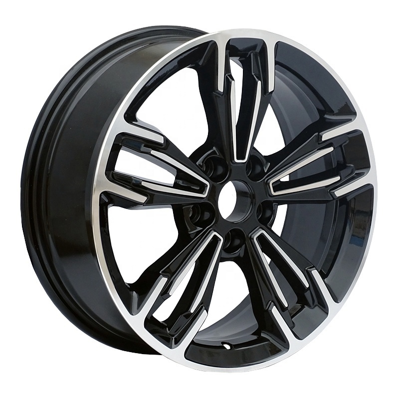 new product chrome black machined-faced 14 15 16 17 18 19 20 inch 15 inch 5*120mm forged wheel rims