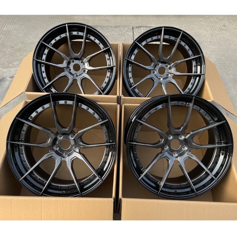 Superior quality Racing wheels 18 19 20 21 22 23 24 26 inch Mesh Design colorful forged wheels,5x112 or 5x120 wheels