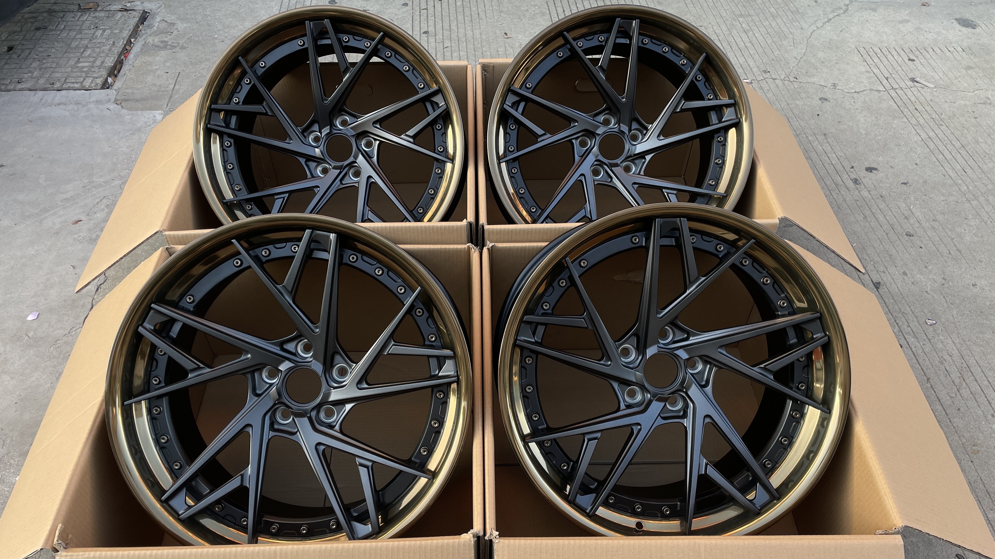 Pcd Velg Ring Mag 19 Pulgadas Aluminum Deep Dish Forged Wheels 18 19 20 21 22 23  24  Pouce Inch 5x112 5*120  Car Forgiato Rim