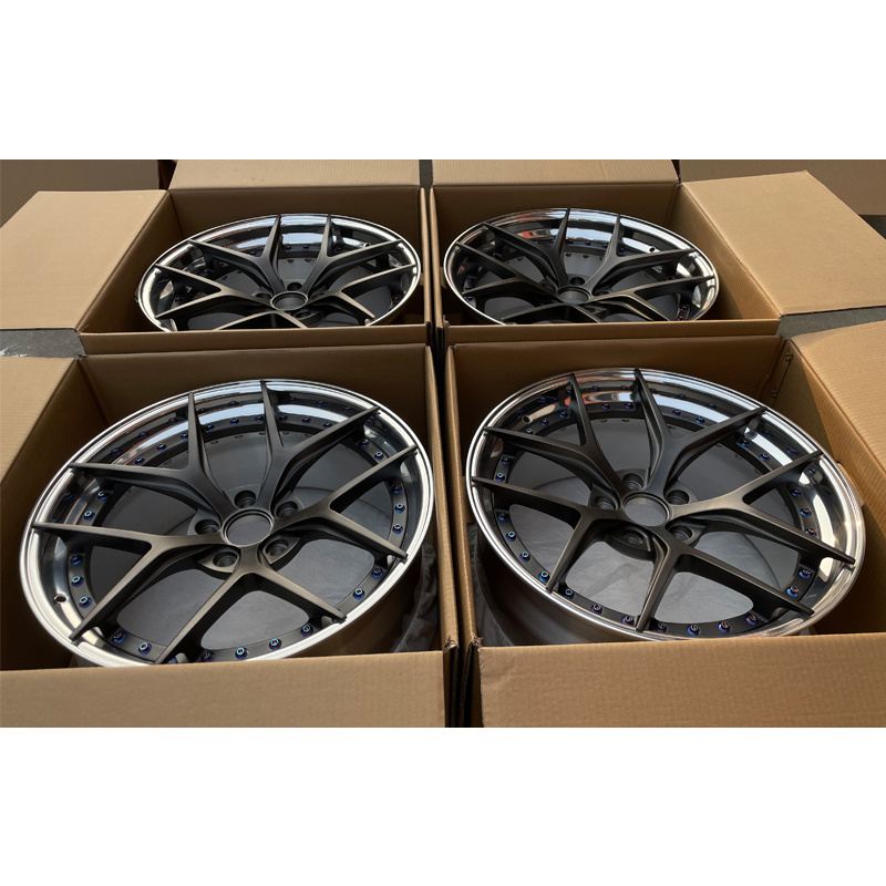 Wonderful  forged wheel rims 18 19 20 21 22 23 24 26 Inch Racing wheels Multi Spoke polished silver  alloy Wheel rims