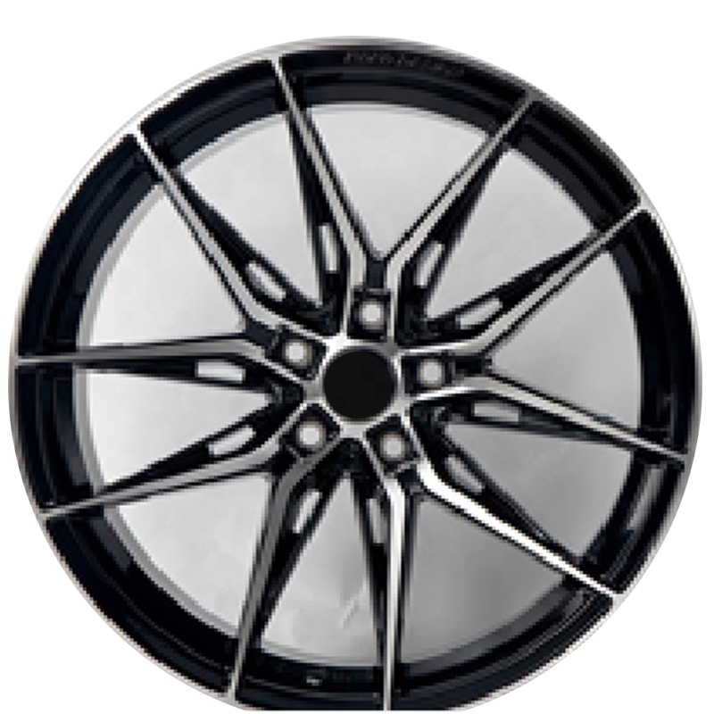 Classic BLACK CHROME SILVER pull printing 5x114.3 19inch car alloy casting 19 inch black rims