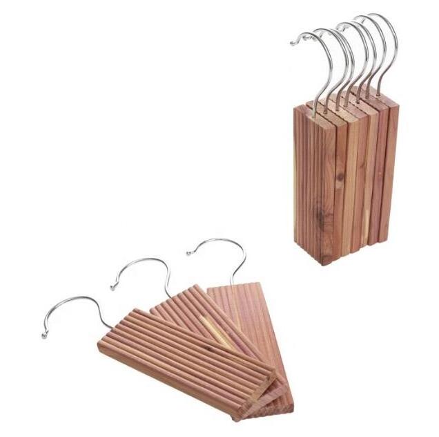 YIKAI Factory 100% Natural Cedar Hang Ups Cedar Hang Ups for Closets Cedar Sachets Ceder Wood