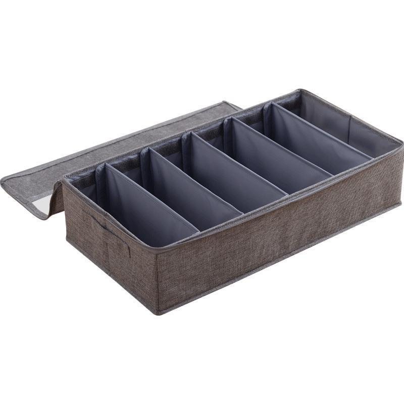 YIKAI Under Bed Closet Shoes Bag Storage Fabric Easy Life Storage Boxes Bins Foldable Fabric Shoe Organizer