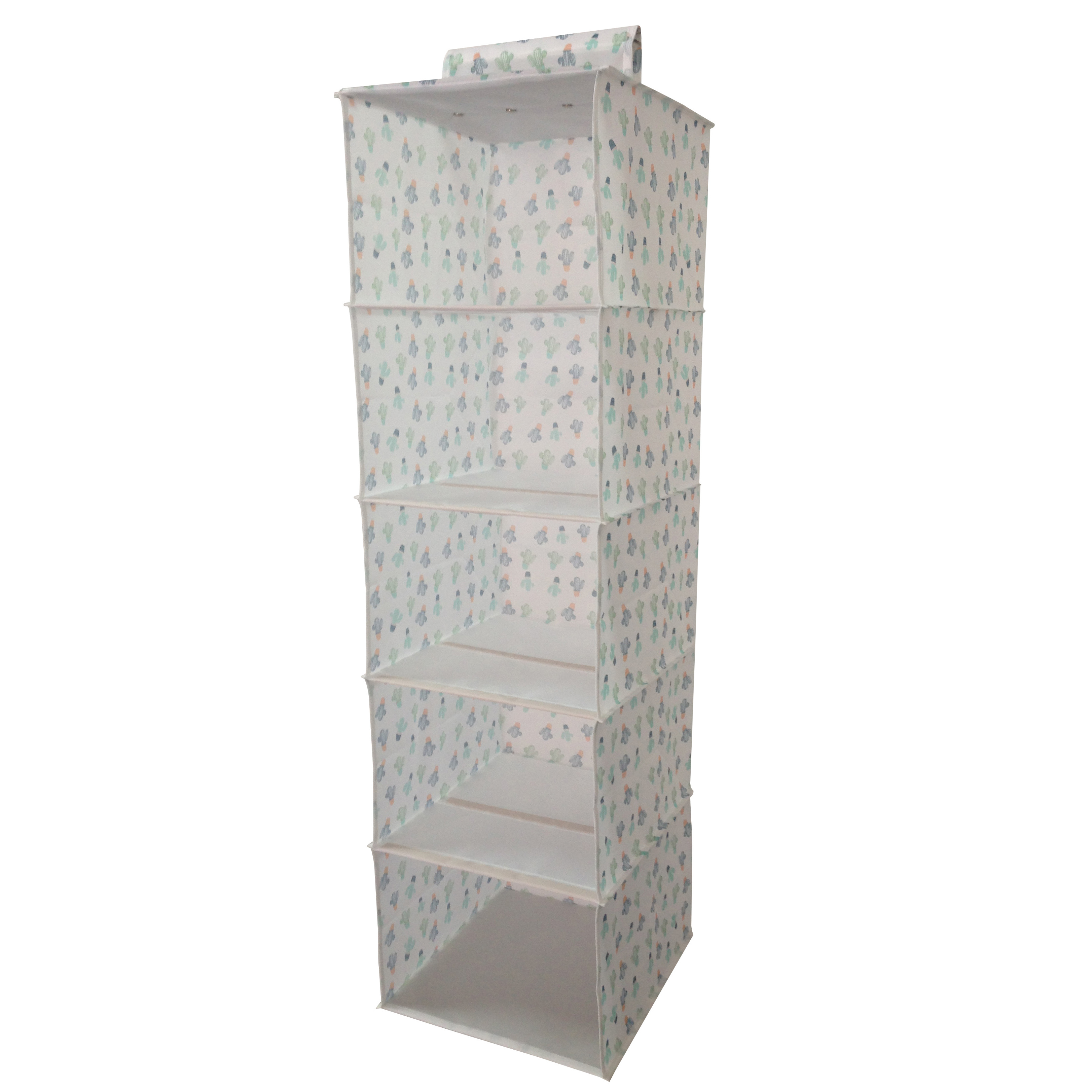 Non-woven Collapsible Shelves Hanging Closet Cubby Hanging Closet Storage Organizer