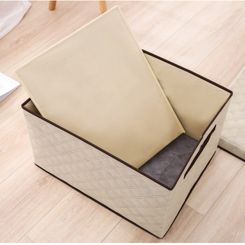 Wholesale Clothes Books Blanket Storage Bins with Lids Foldable Large Toy Storage Chest Bins Cubes Organizer box For Kids