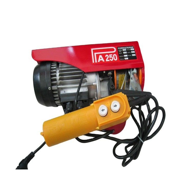 china supplier electric manual chain hoist 500kg wire-rope electric hoist