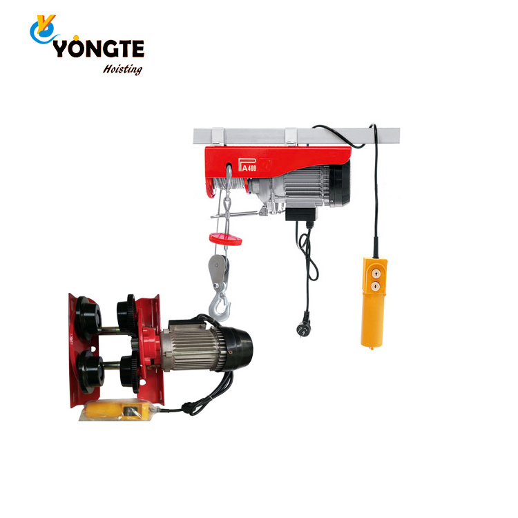 china supplier electric manual chain hoist 500kg wire-rope electric hoist