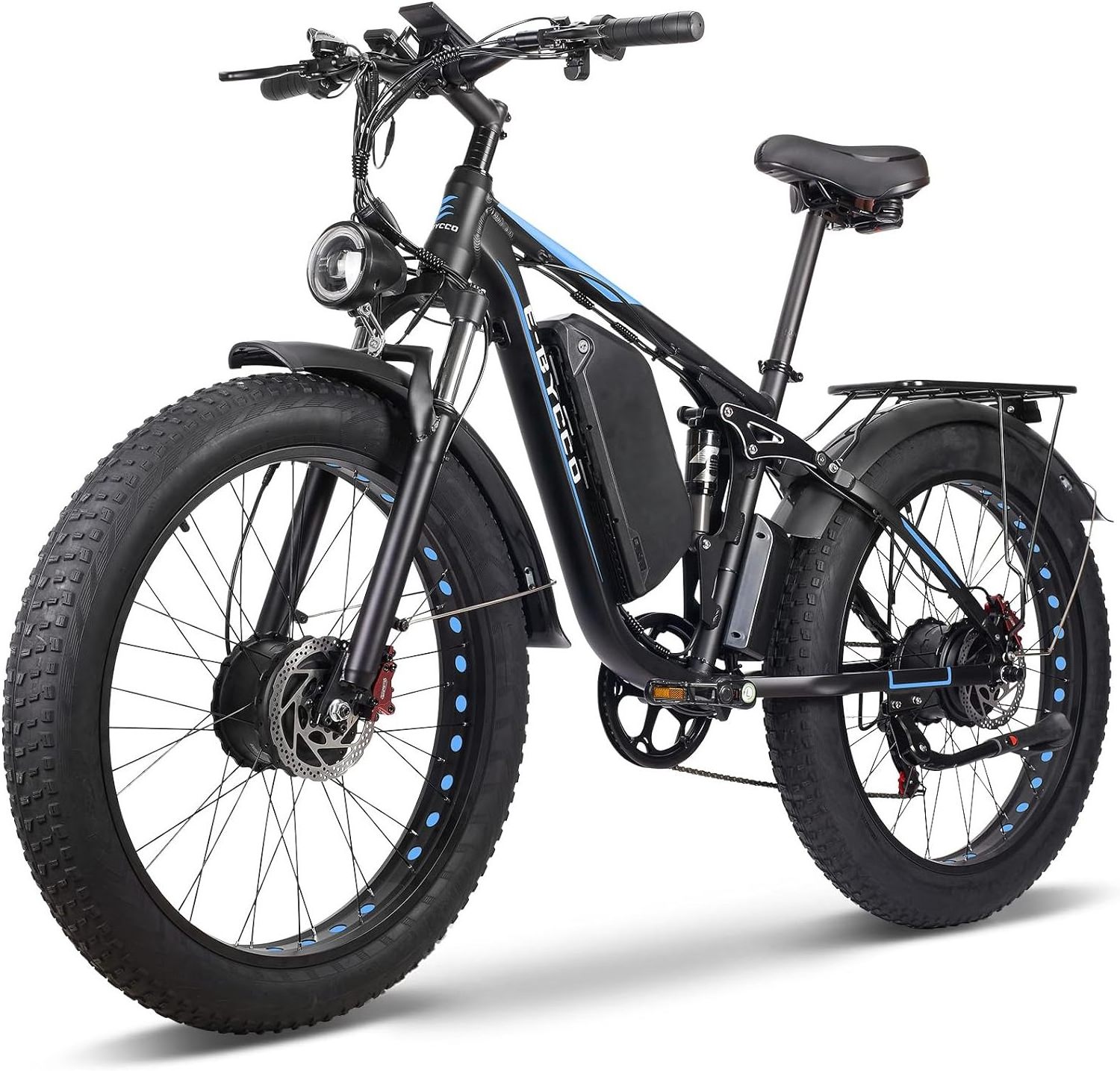 Hot Sell E-Bycco EB7 Bicycle 26 Inch Step Through E-bike 1000W*2 48V 23AH Ebike Shimano 7 Speed E Bike Fat Tire Electric Bike