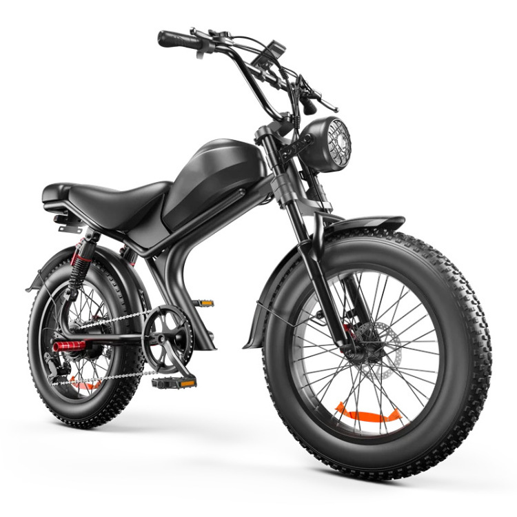 C93 elektrische fiets 1000w EU UK US warehouse 48V 15Ah 20inch electric bicycle mountain off road fat tire e bike fatbike