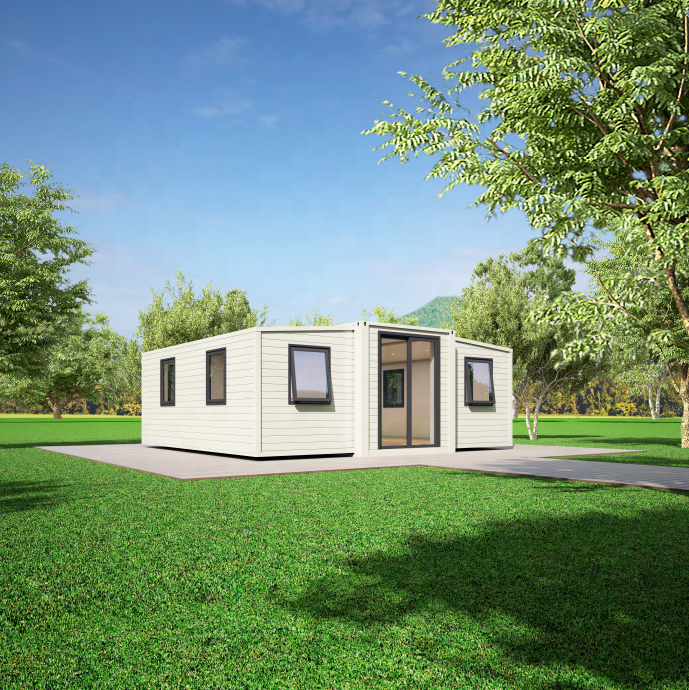 Fully Finished 2 Bedrooms Modular Homes Extended Prefab House Expansion Container House 20ft expandable modular homes