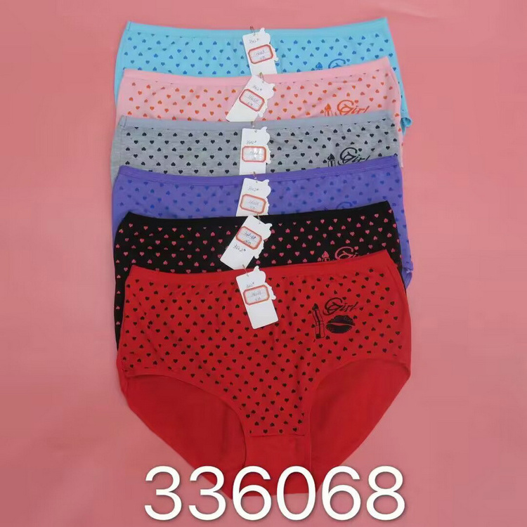 0.32 Dollar Model MSK054 Breathable Floral Low Rise Soft Material Underwear For Girl Teen Thongs