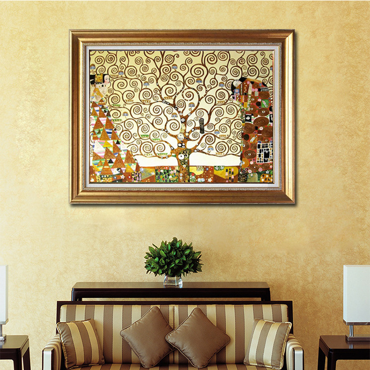 Hot-selling klimt the tree of life by skilled painters