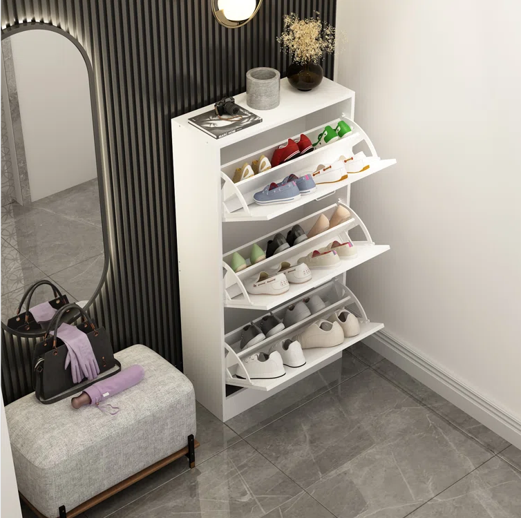 16 Pairs Shoe Storage Cabinet