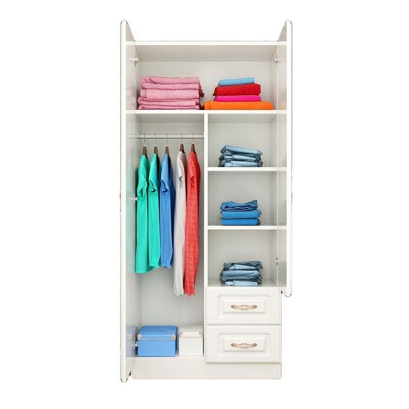 Brief and modern wardrobe economical and practical multi-purpose hanging clothes storage wardrobe closet cabinet