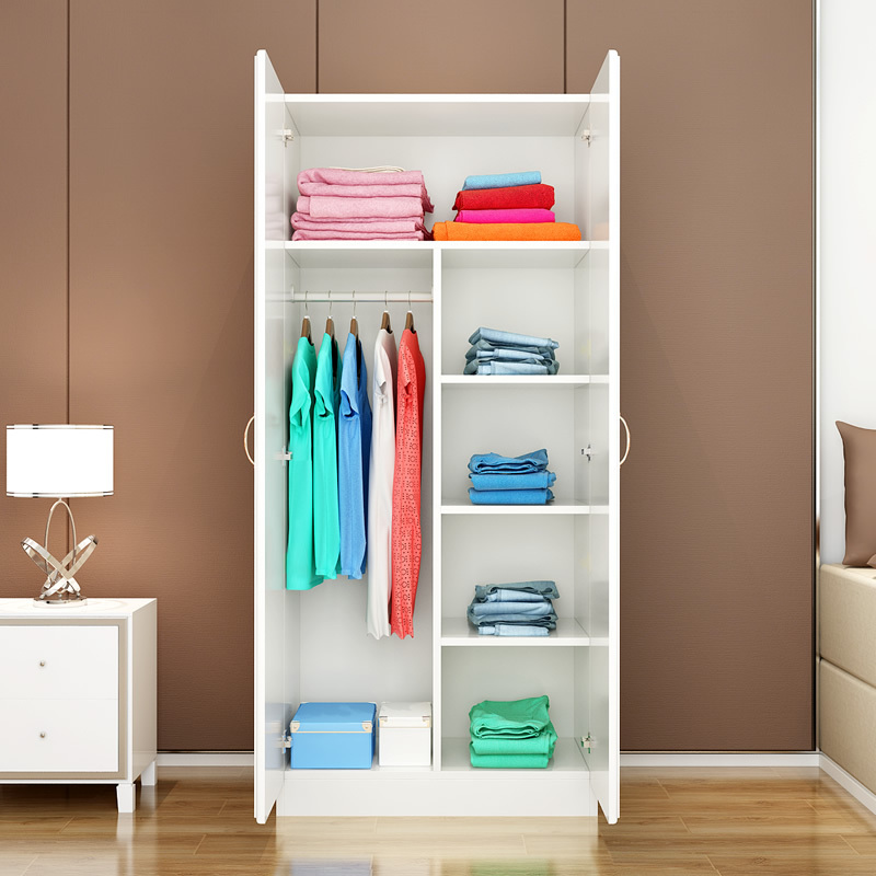 Brief and modern wardrobe economical and practical multi-purpose hanging clothes storage wardrobe closet cabinet