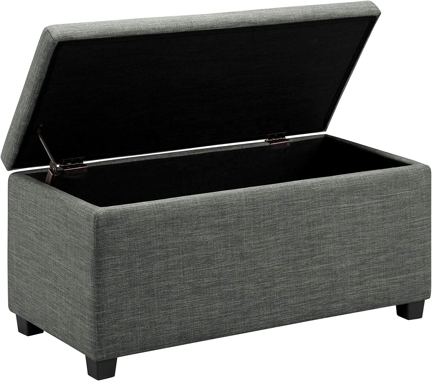 European Classical Fabric Living Room Furniture ottoman storage bench With Competitive Price