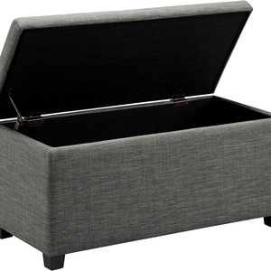 European Classical Fabric Living Room Furniture ottoman storage bench With Competitive Price