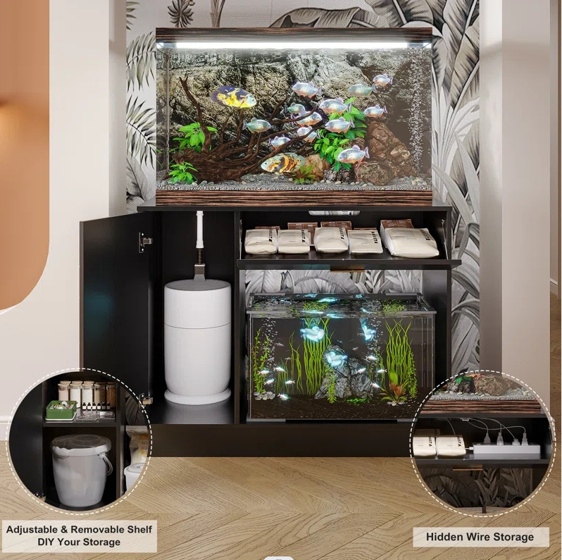 Fish tank table, bathtub cabinet