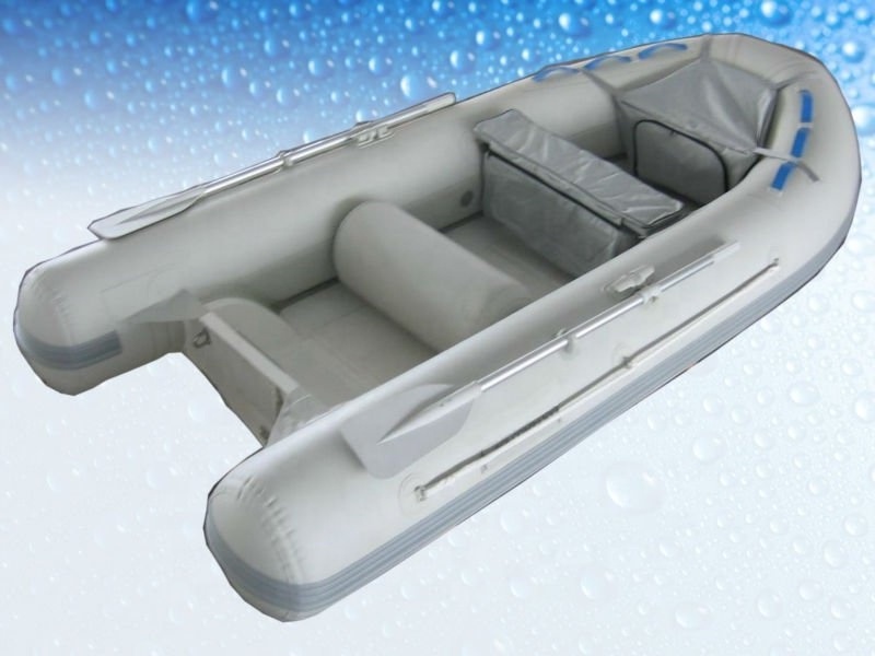 230-390 cm light weight small fiberglass hull inflatable rib tender boat