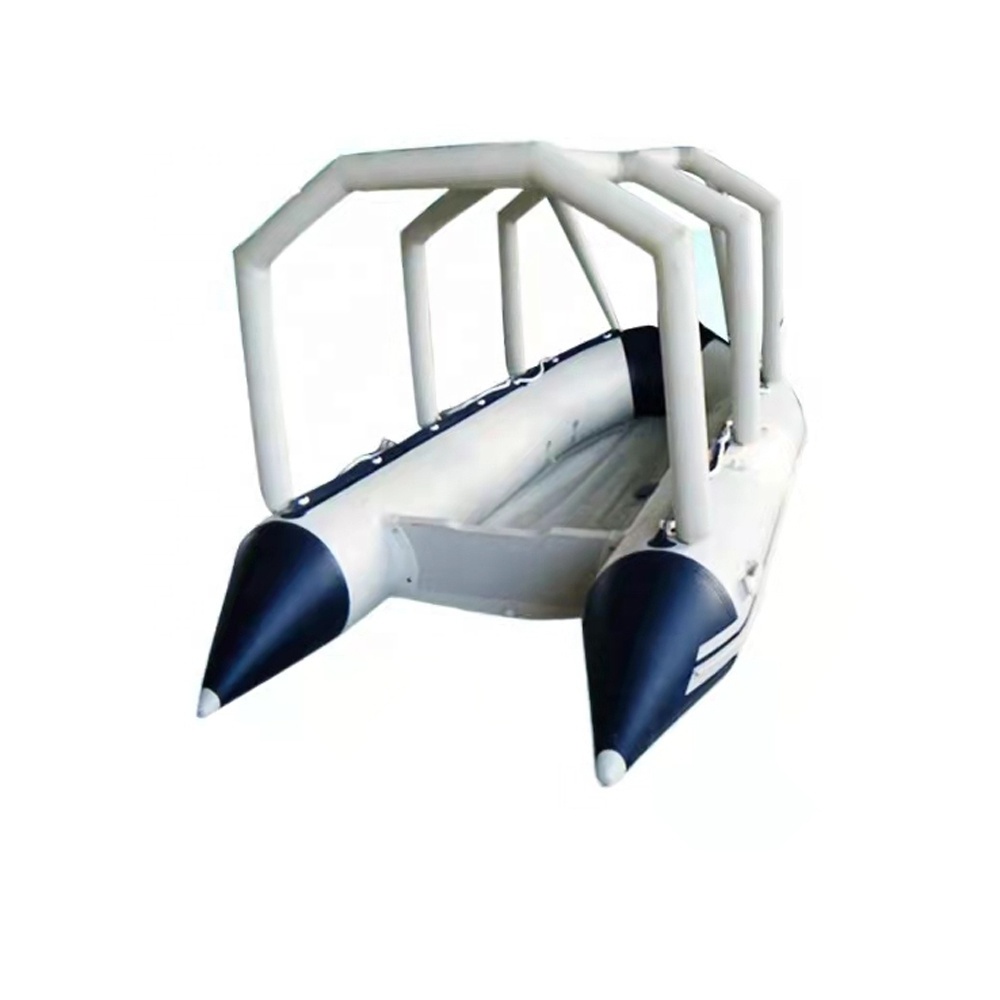 Noahyacht 0.9mm-1.2mm PVC Fishing Boat Canopy Sun Shade Foldable Awning Shelter Tent Inflatable Dinghy Boats