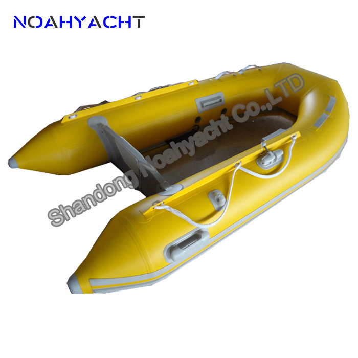 transparent floor glass bottom inflatable boat