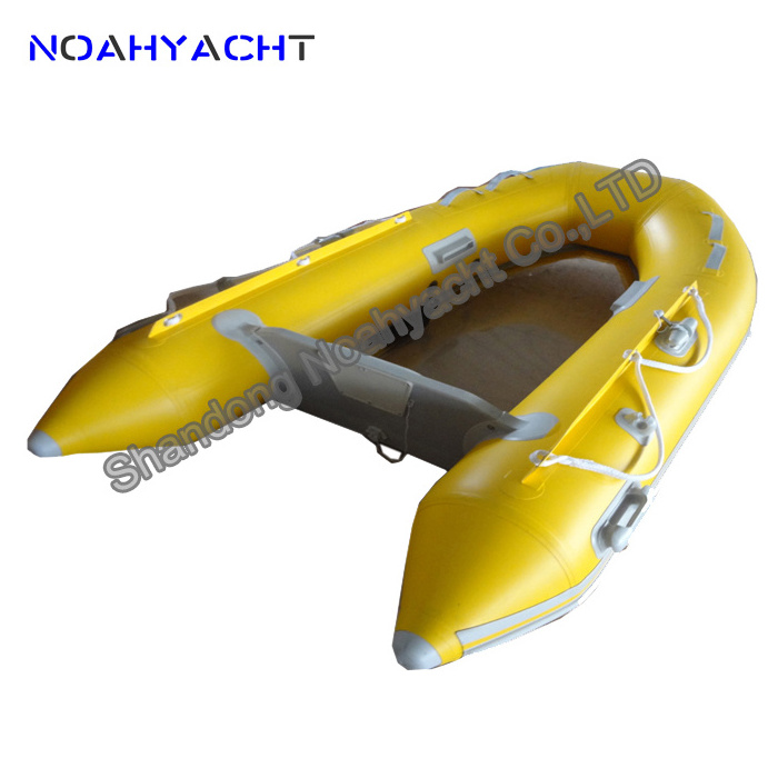 transparent floor glass bottom inflatable boat