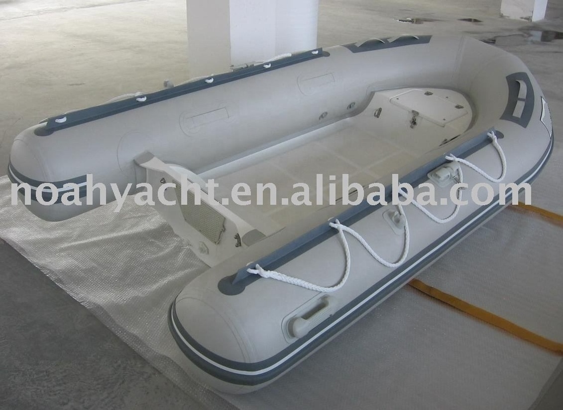 semi rigid fiberglass hull rib hypalon inflatable boat 330