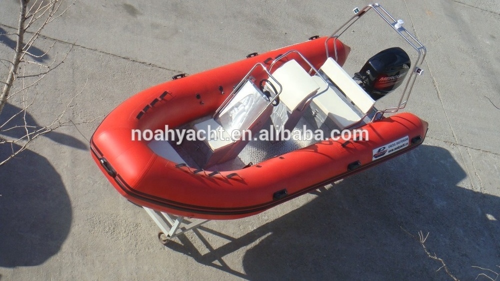 Made in China Big17ft PVC or Hypalon center console aluminum rigid boats for sale