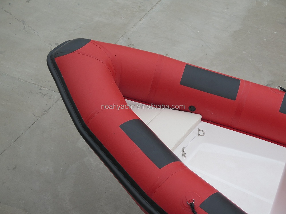 CE 6.4m PVC or Hypalon Material Luxury Fiberglass Hull Boat Rigid Inflatable Boat With CE