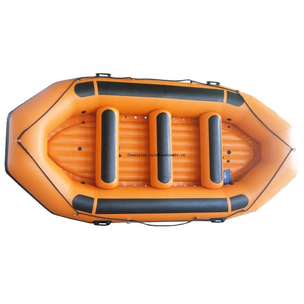 China wholesale 6 person inflatable floating  river life raft  for sale