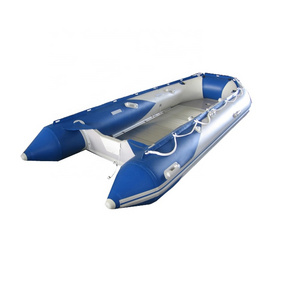 0.9mm/1.2mm PVC/hypalon(CE) high speed fishing pontoon inflatable catamaran boats 2023 with outboard engine yamaha