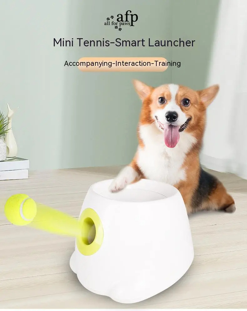 Launcher Dog Interactive Toy Game Machine Pet Ball Thrower With Tennis For Dogs