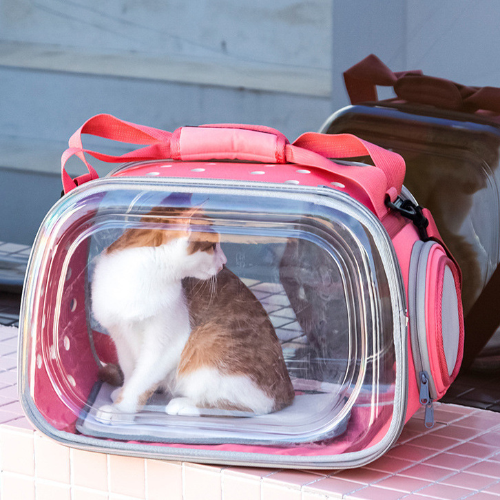 Pet Cages Carrier Travel Face Handle Bag In The Shape Of A Packaging Bags For Cat Litter Box