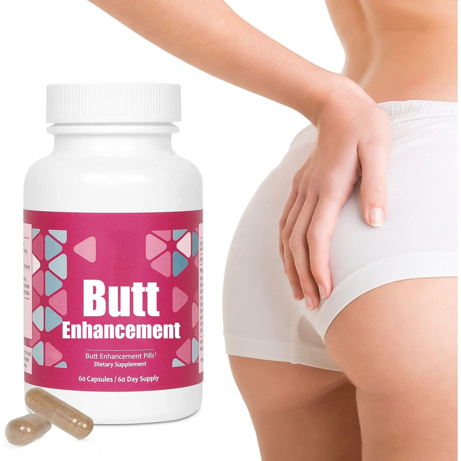 OEM/ODM Butt Enhancement Pills Butt Pills with Maca Root ExtractFenugreek Extract Dietary Supplement