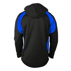 TOP product of 2023  Men Zipper Hoodie with two side pockets color block French terry large enough graphic plain hoodies