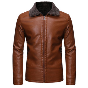 wholesale custom made New Style Casual Wears Winter Leather jackets Men's Custom Quality 2024 Top Design Men Leather Jackets