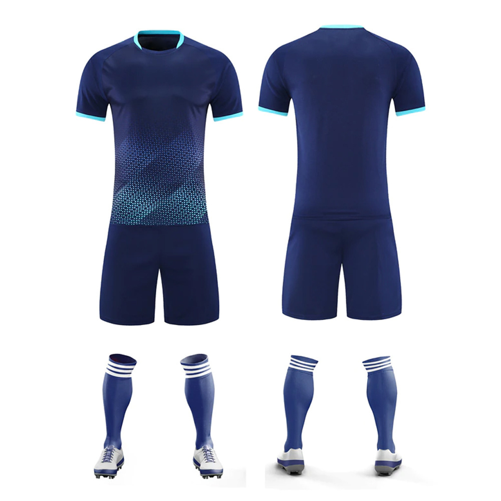 Customized Logo Quick Dry Soccer uniform Set Football Sports Wears High Quality Soccer Uniforms at Wholesale 2023