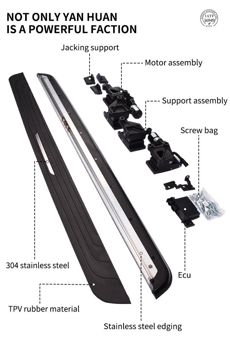 Factory Customazie Automatic foot step electric running boards for Land Rover Range Rover L460 2023 new run board Side Steps