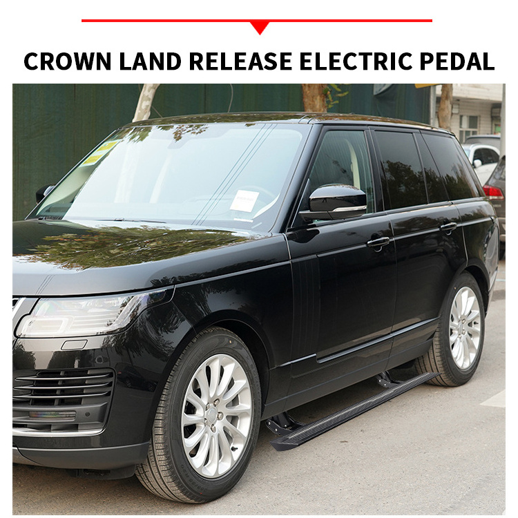 Customize side step auto parts Aluminum running boards FOR RANGE ROVER VOGUE LWB LONG WHEEL BASE 2017-2019 Electric Side Steps